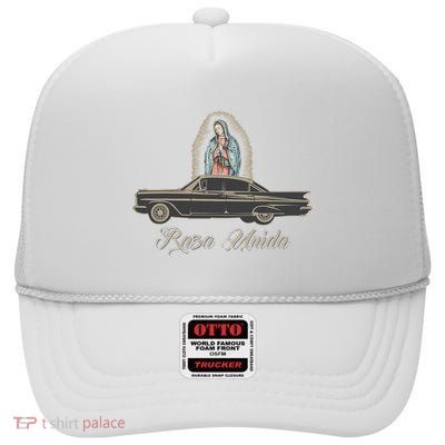 Raza Unida Chicano Low Rider Mexican Hombre High Crown Mesh Back Trucker Hat