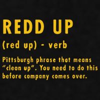 Redd Up Definition Pittsburgh Phrase That Means Ladies PosiCharge Tri-Blend Wicking Tank