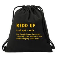 Redd Up Definition Pittsburgh Phrase That Means Drawstring Bag