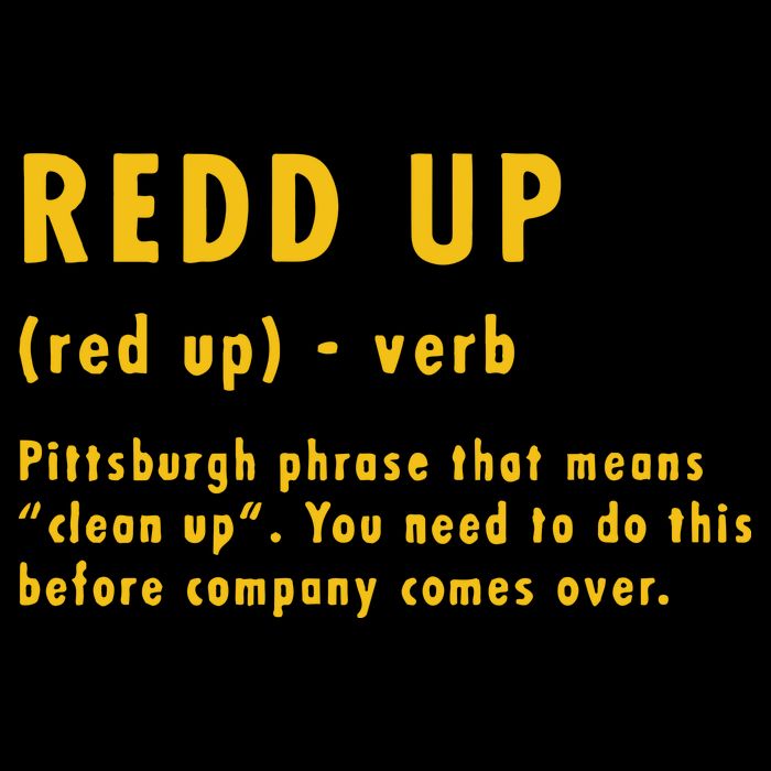 Redd Up Definition Pittsburgh Phrase That Means Drawstring Bag