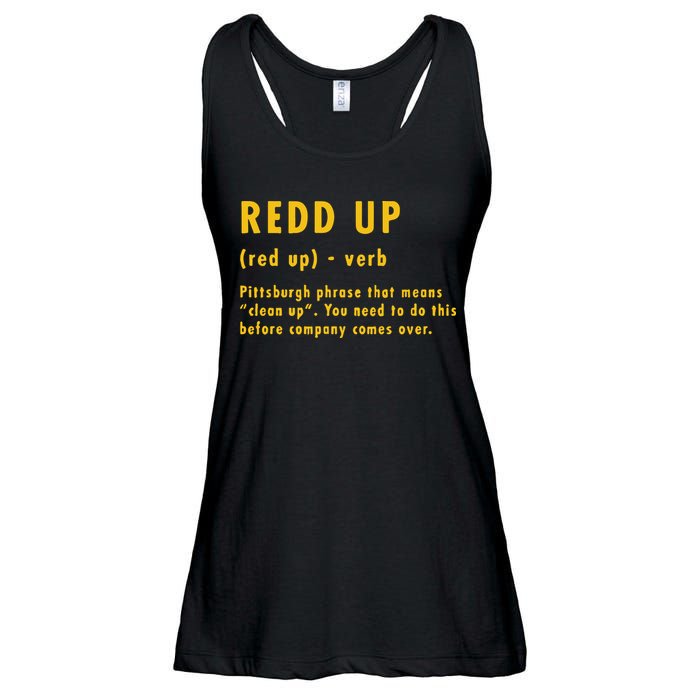 Redd Up Definition Pittsburgh Phrase That Means Ladies Essential Flowy Tank