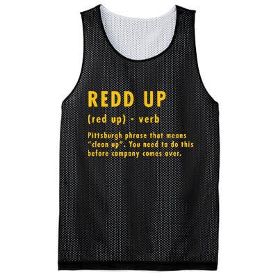 Redd Up Definition Pittsburgh Phrase That Means Mesh Reversible Basketball Jersey Tank