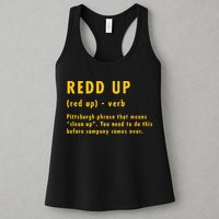 Redd Up Definition Pittsburgh Phrase That Means Womens Tank Top