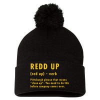 Redd Up Definition Pittsburgh Phrase That Means Pom Pom 12in Knit Beanie