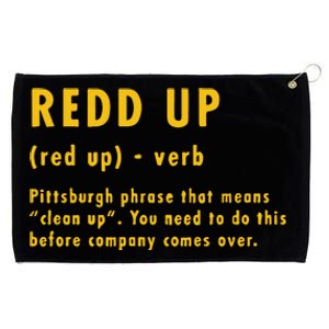 Redd Up Definition Pittsburgh Phrase That Means Grommeted Golf Towel