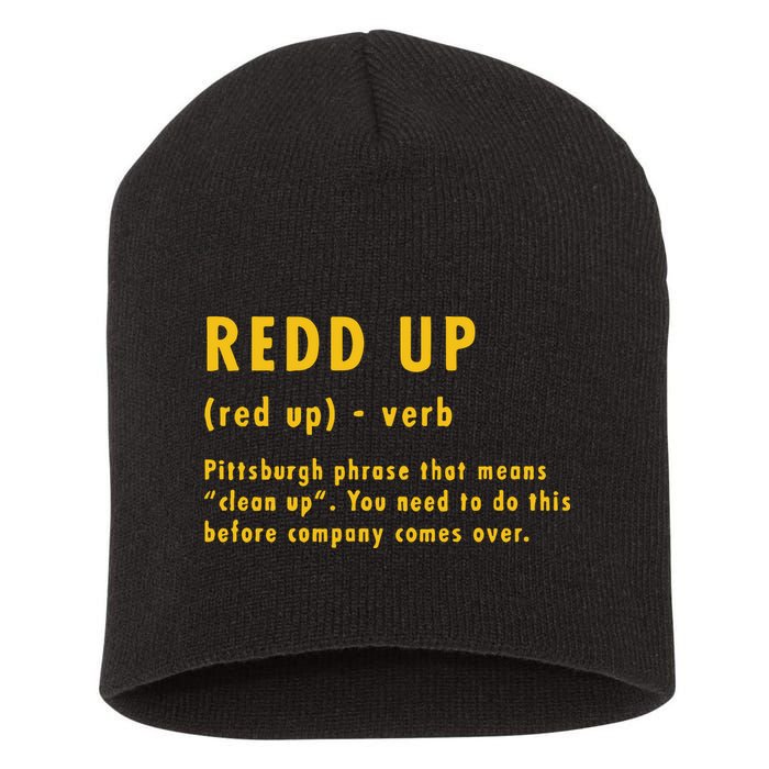 Redd Up Definition Pittsburgh Phrase That Means Short Acrylic Beanie