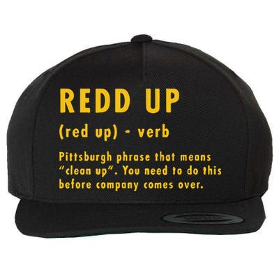 Redd Up Definition Pittsburgh Phrase That Means Wool Snapback Cap