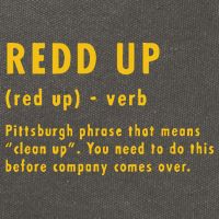 Redd Up Definition Pittsburgh Phrase That Means Cotton Canvas Backpack
