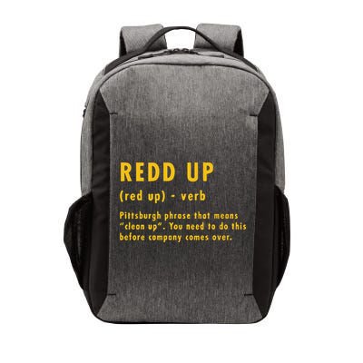 Redd Up Definition Pittsburgh Phrase That Means Vector Backpack