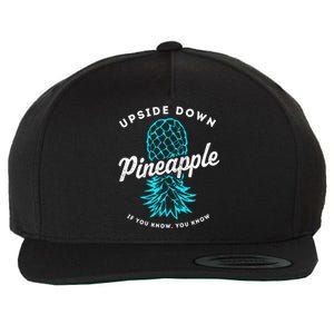 Retro Upside Down Pineapple Swinger Wool Snapback Cap