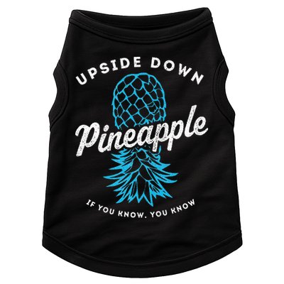 Retro Upside Down Pineapple Swinger Doggie Tank