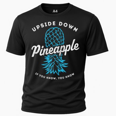 Retro Upside Down Pineapple Swinger Performance Shirt