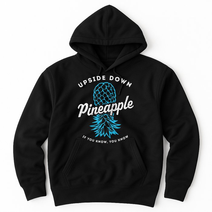 Retro Upside Down Pineapple Swinger Hoodie