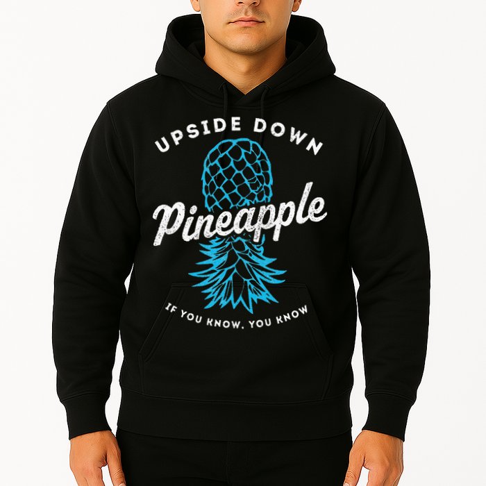 Retro Upside Down Pineapple Swinger Hoodie
