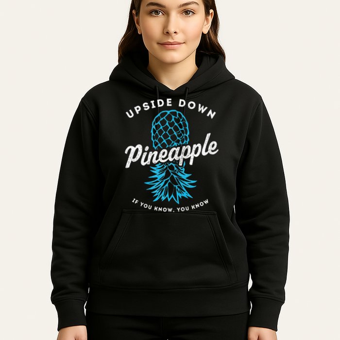 Retro Upside Down Pineapple Swinger Hoodie