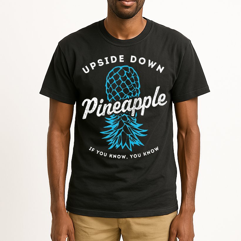 Retro Upside Down Pineapple Swinger Tall T-Shirt