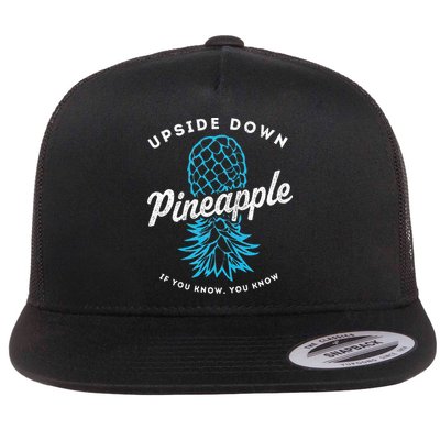 Retro Upside Down Pineapple Swinger Flatbill Hat
