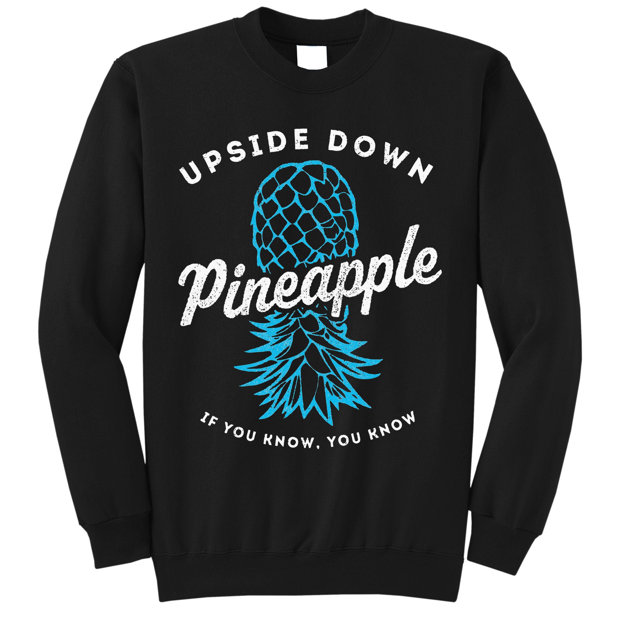 Retro Upside Down Pineapple Swinger Tall Sweatshirt