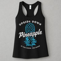Retro Upside Down Pineapple Swinger Womens Tank Top