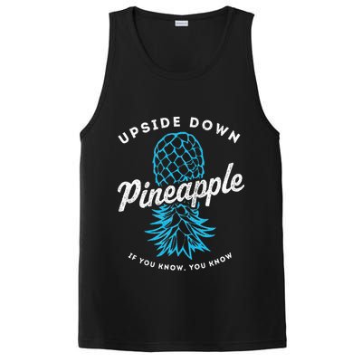 Retro Upside Down Pineapple Swinger PosiCharge Competitor Tank