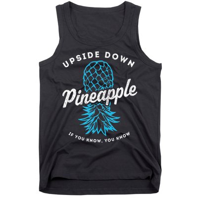 Retro Upside Down Pineapple Swinger Tank Top