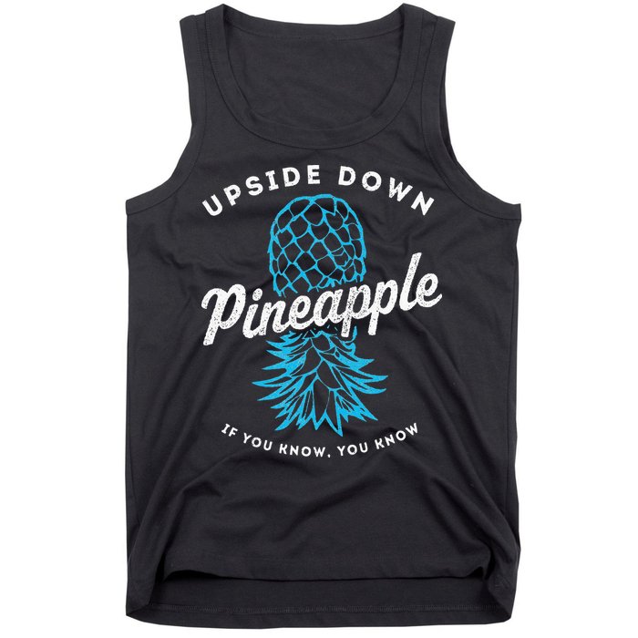 Retro Upside Down Pineapple Swinger Tank Top