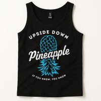 Retro Upside Down Pineapple Swinger Tank Top