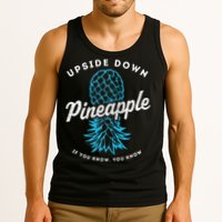 Retro Upside Down Pineapple Swinger Tank Top