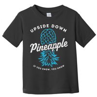 Retro Upside Down Pineapple Swinger Toddler T-Shirt