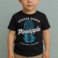 Retro Upside Down Pineapple Swinger Toddler T-Shirt
