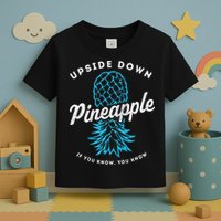 Retro Upside Down Pineapple Swinger Toddler T-Shirt