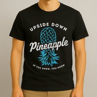 Retro Upside Down Pineapple Swinger T-Shirt