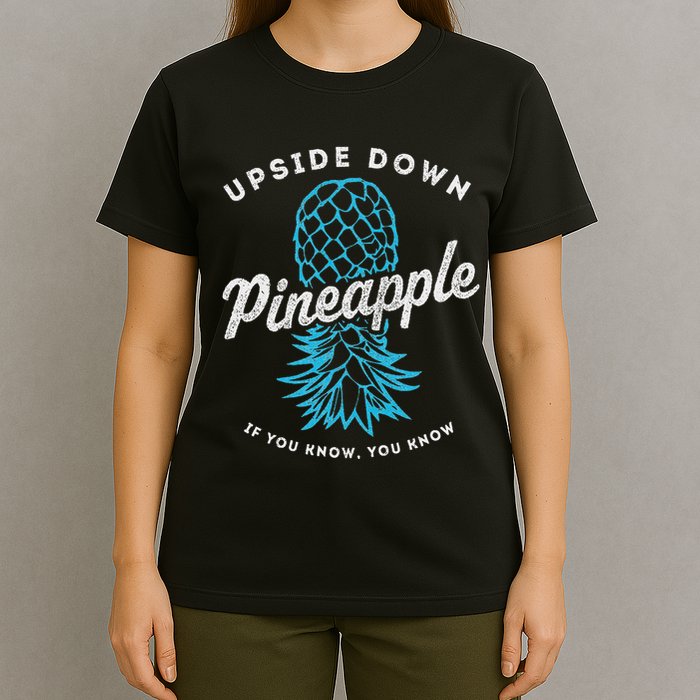 Retro Upside Down Pineapple Swinger T-Shirt