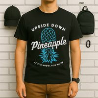 Retro Upside Down Pineapple Swinger T-Shirt