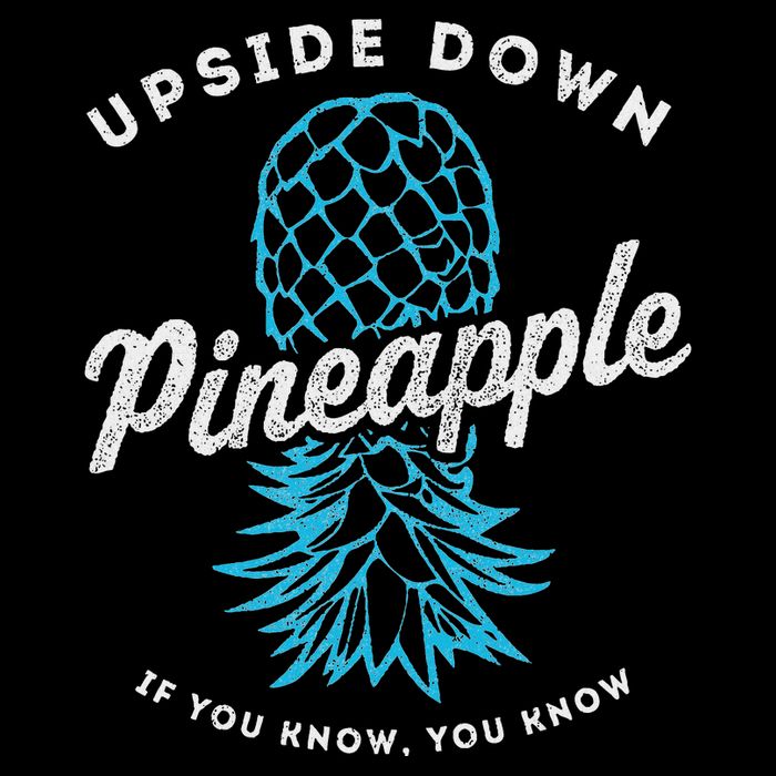 Retro Upside Down Pineapple Swinger T-Shirt