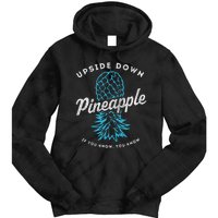 Retro Upside Down Pineapple Swinger Tie Dye Hoodie