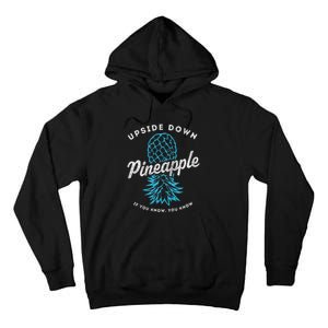 Retro Upside Down Pineapple Swinger Tall Hoodie