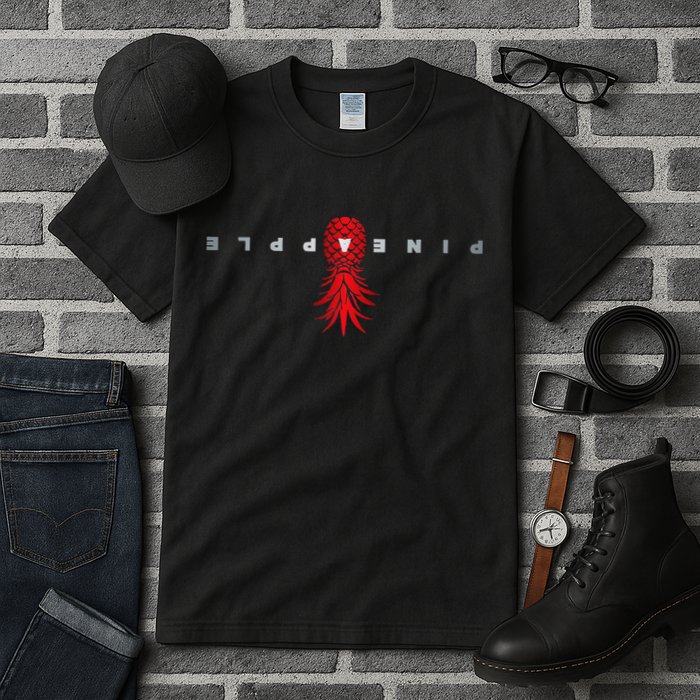 Retro Upside Down Pineapple Swinger Tall T-Shirt