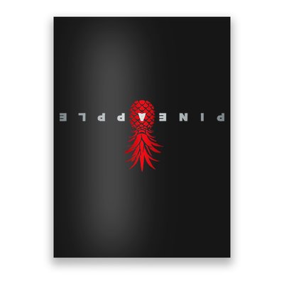 Retro Upside Down Pineapple Swinger Poster