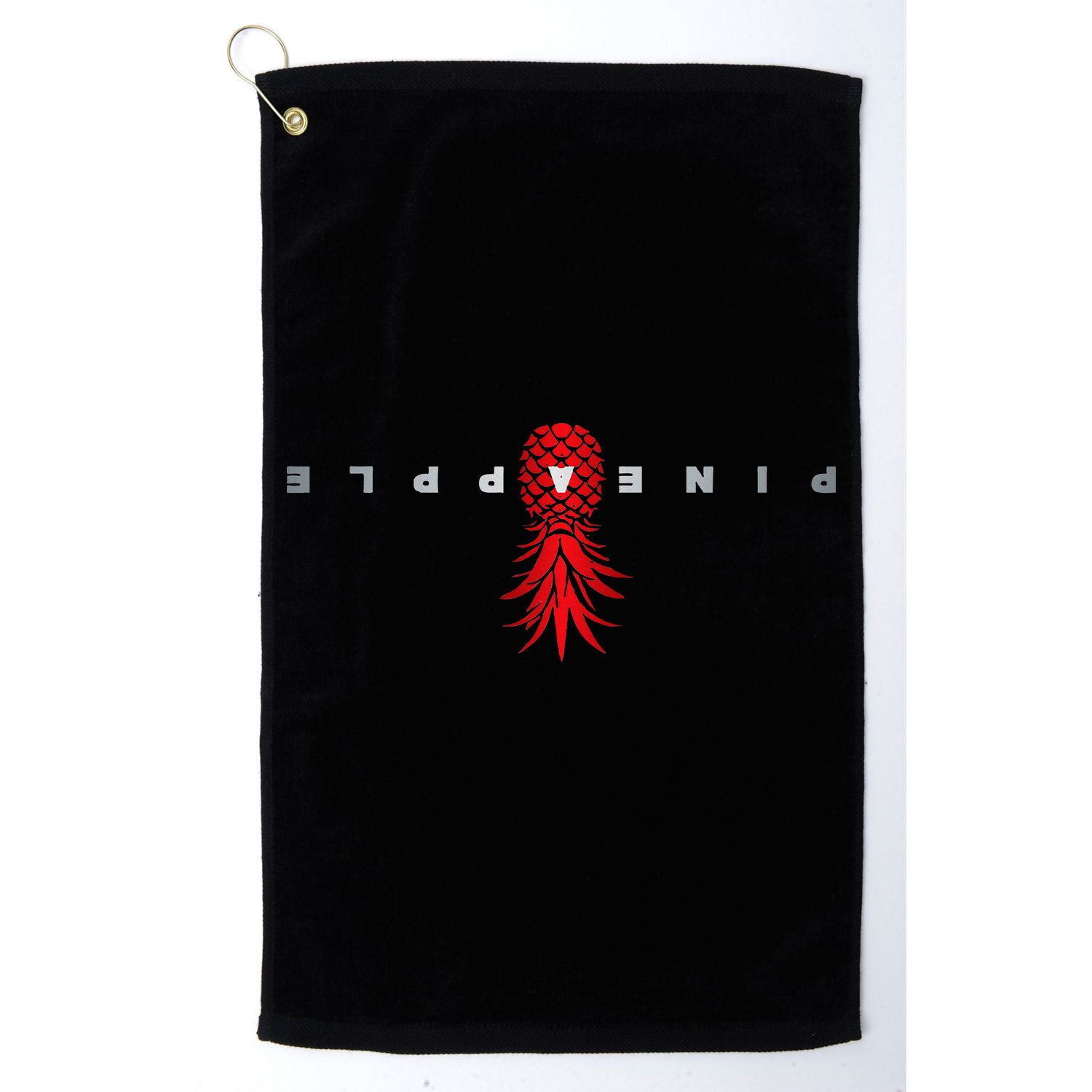 Retro Upside Down Pineapple Swinger Golf Towel