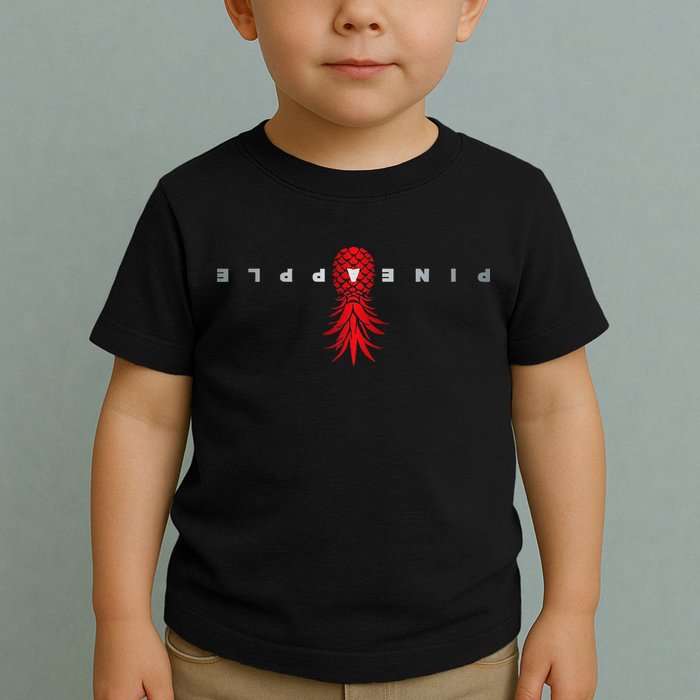 Retro Upside Down Pineapple Swinger Toddler T-Shirt