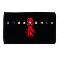 Retro Upside Down Pineapple Swinger Microfiber Hand Towel