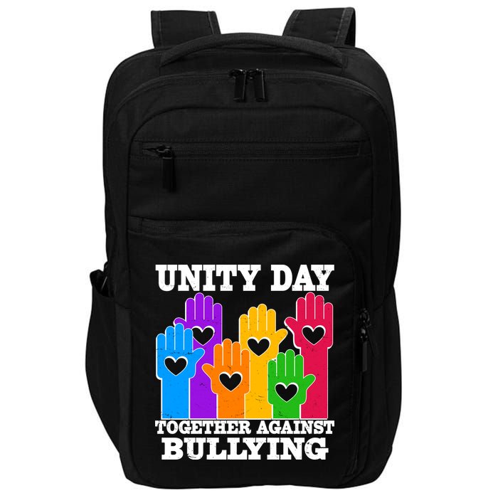 Retro Unity Day Together Against Bullying Raised Hands Impact Tech Backpack