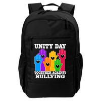 Retro Unity Day Together Against Bullying Raised Hands Backpack