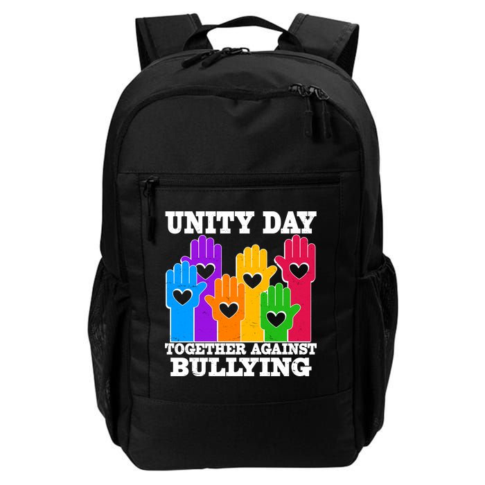 Retro Unity Day Together Against Bullying Raised Hands Backpack