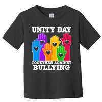 Retro Unity Day Together Against Bullying Raised Hands Toddler T-Shirt