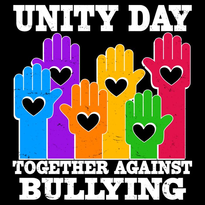 Retro Unity Day Together Against Bullying Raised Hands Wool Snapback Cap