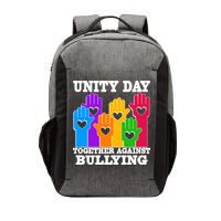 Retro Unity Day Together Against Bullying Raised Hands Vector Backpack