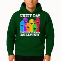 Retro Unity Day Together Against Bullying Raised Hands Hoodie