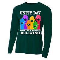 Retro Unity Day Together Against Bullying Raised Hands Cooling Performance Long Sleeve Crew